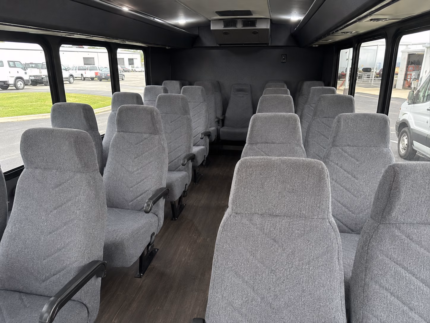 providence 15 passenger minibus inside