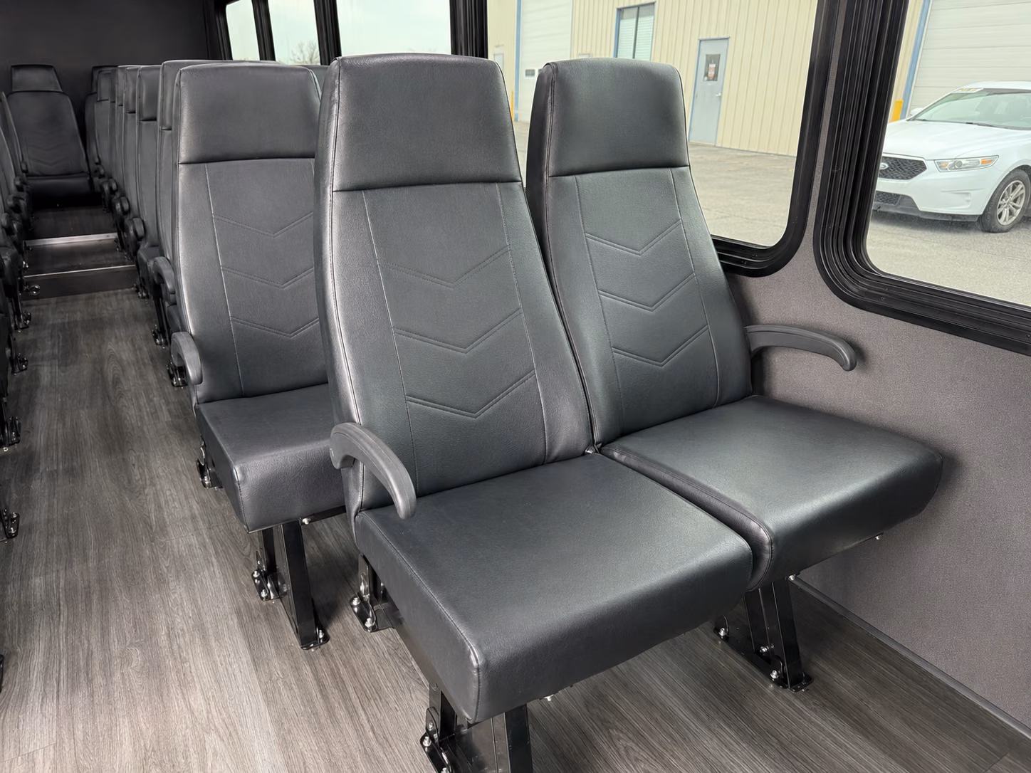 providence 20 passenger minibus inside