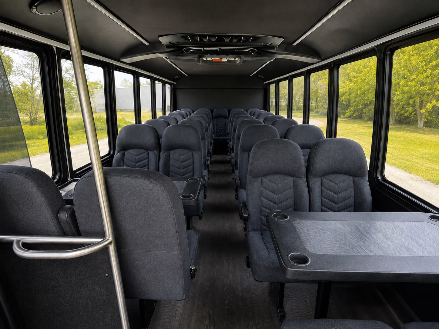 providence 20 passenger minibus interior