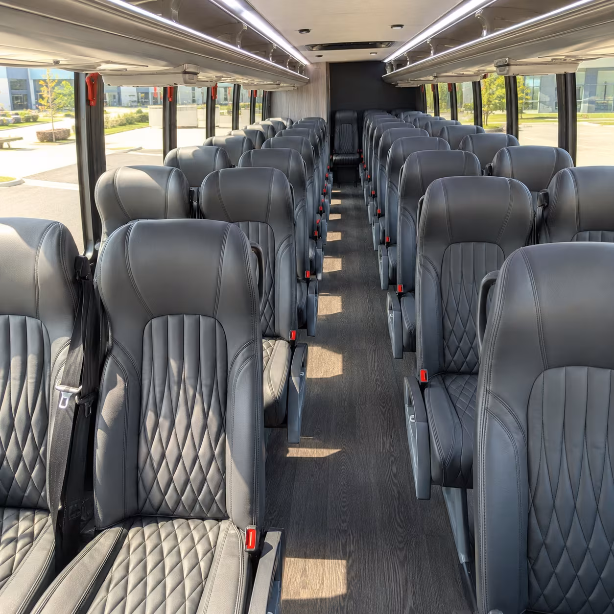 providence 25 passenger minibus inside
