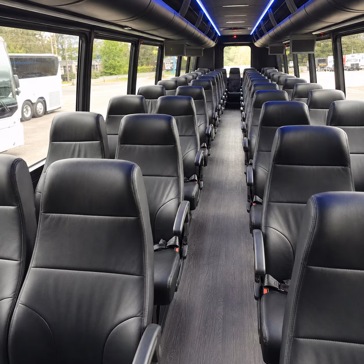 providence 25 passenger minibus interior