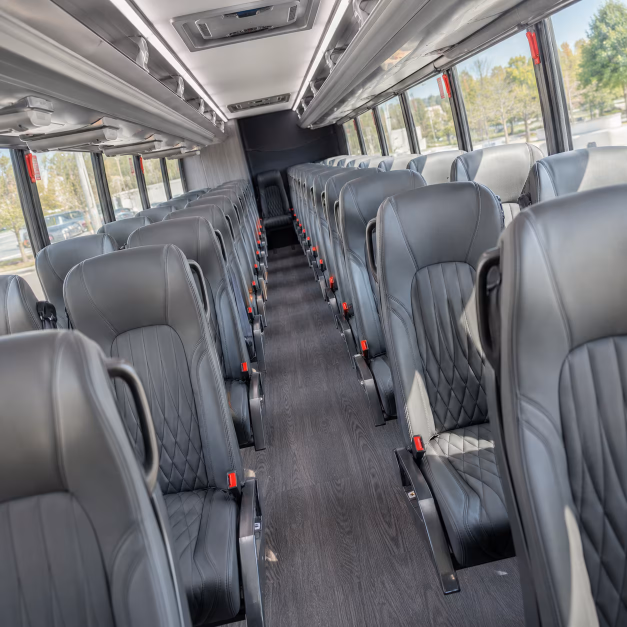 providence 28 passenger minibus inside