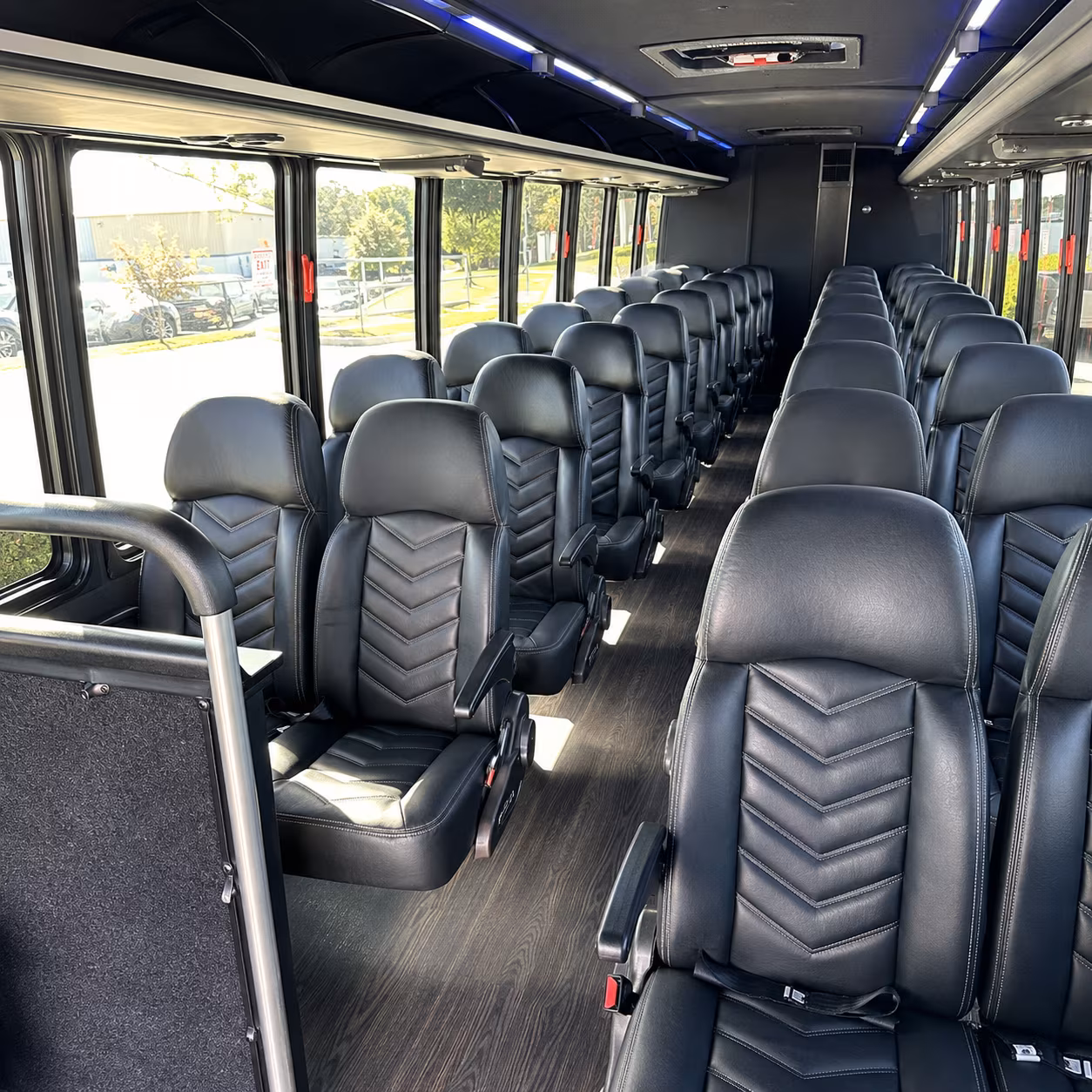 providence 35 passenger minibus inside