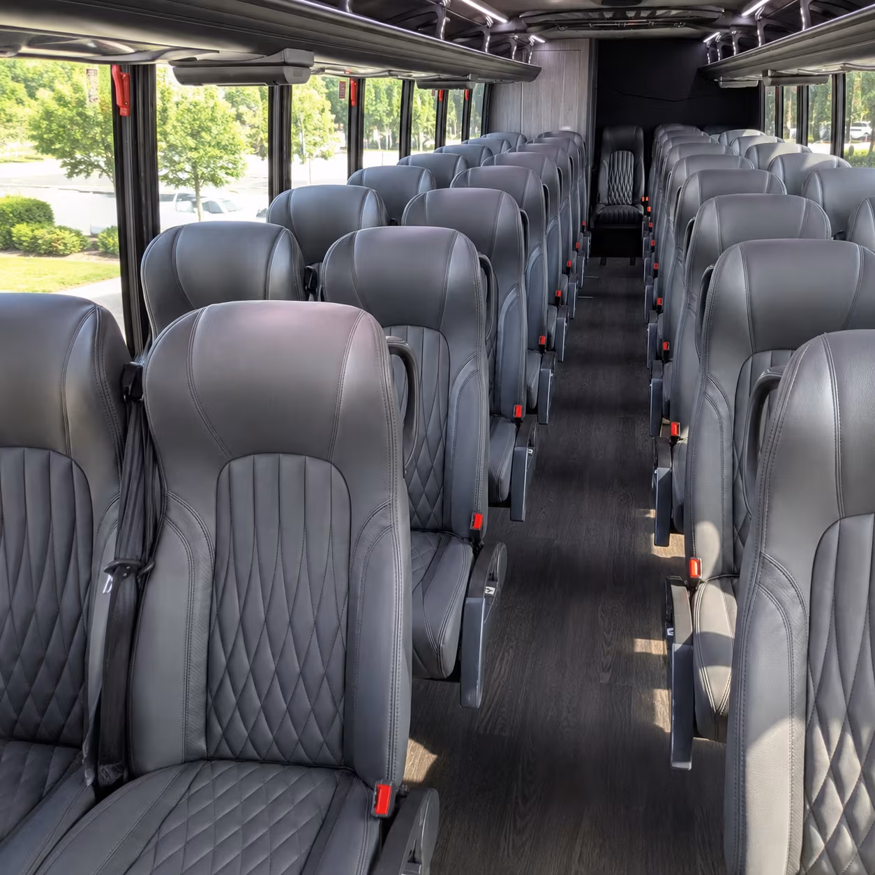 providence 35 passenger minibus interior