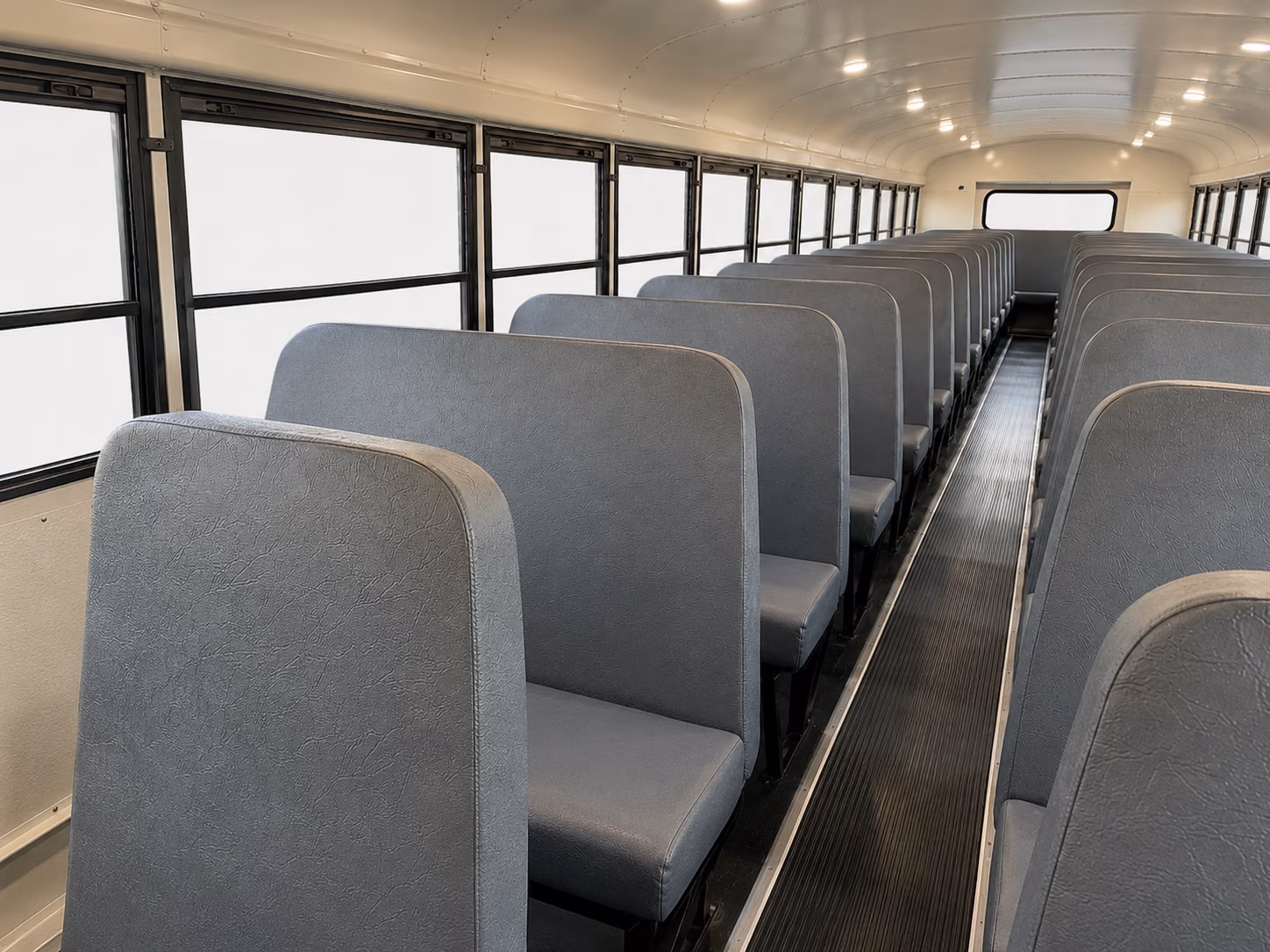 providence school bus inside