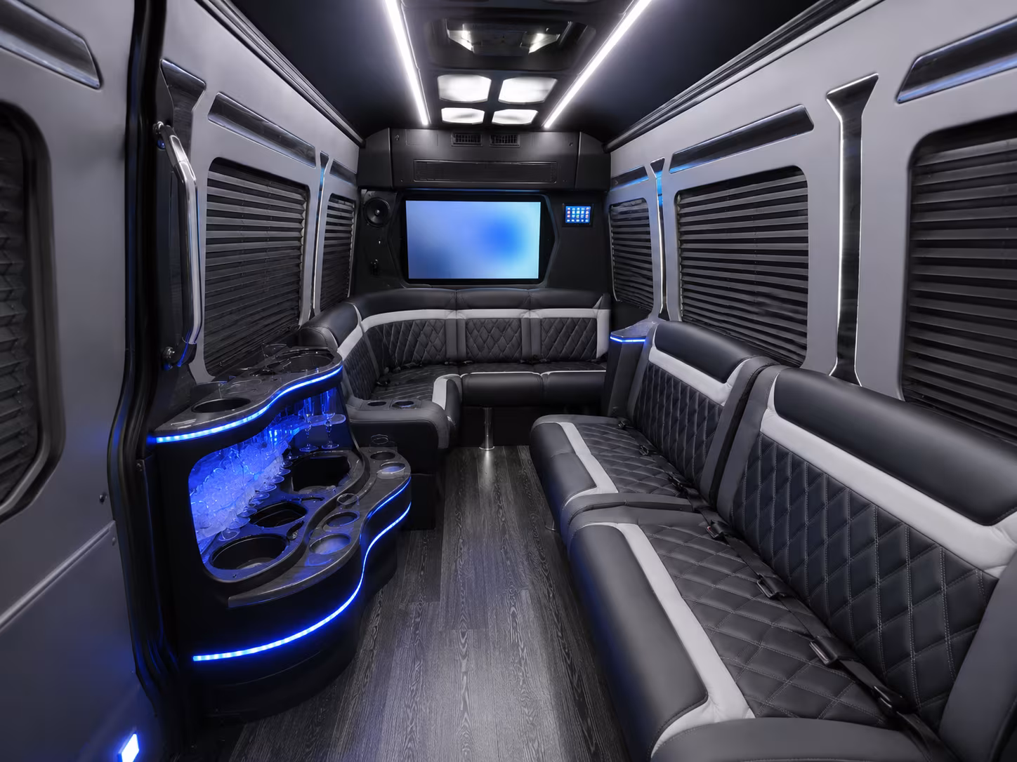 providence sprinter limousine inside
